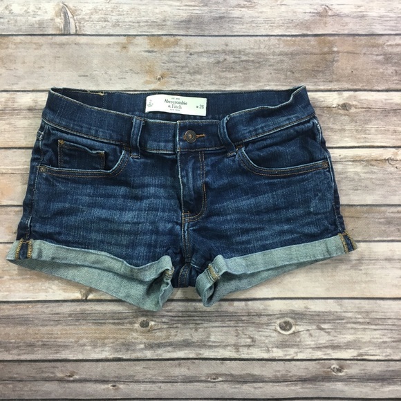 Abercrombie & Fitch Pants - 💕4/$20 {Abercrombie & Fitch} Cuff Jean Shorts 2
